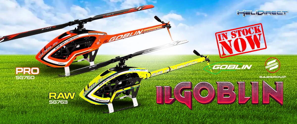 SAB IL Goblin PRO and RAW HeliDirect